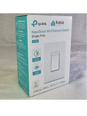 NIB! Tp-link Kasa Smart Wi-Fi Dimmer Switch Single Pole KS220 1-Pack